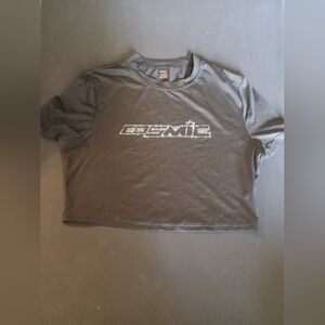 Cosmic rhinestone crop top